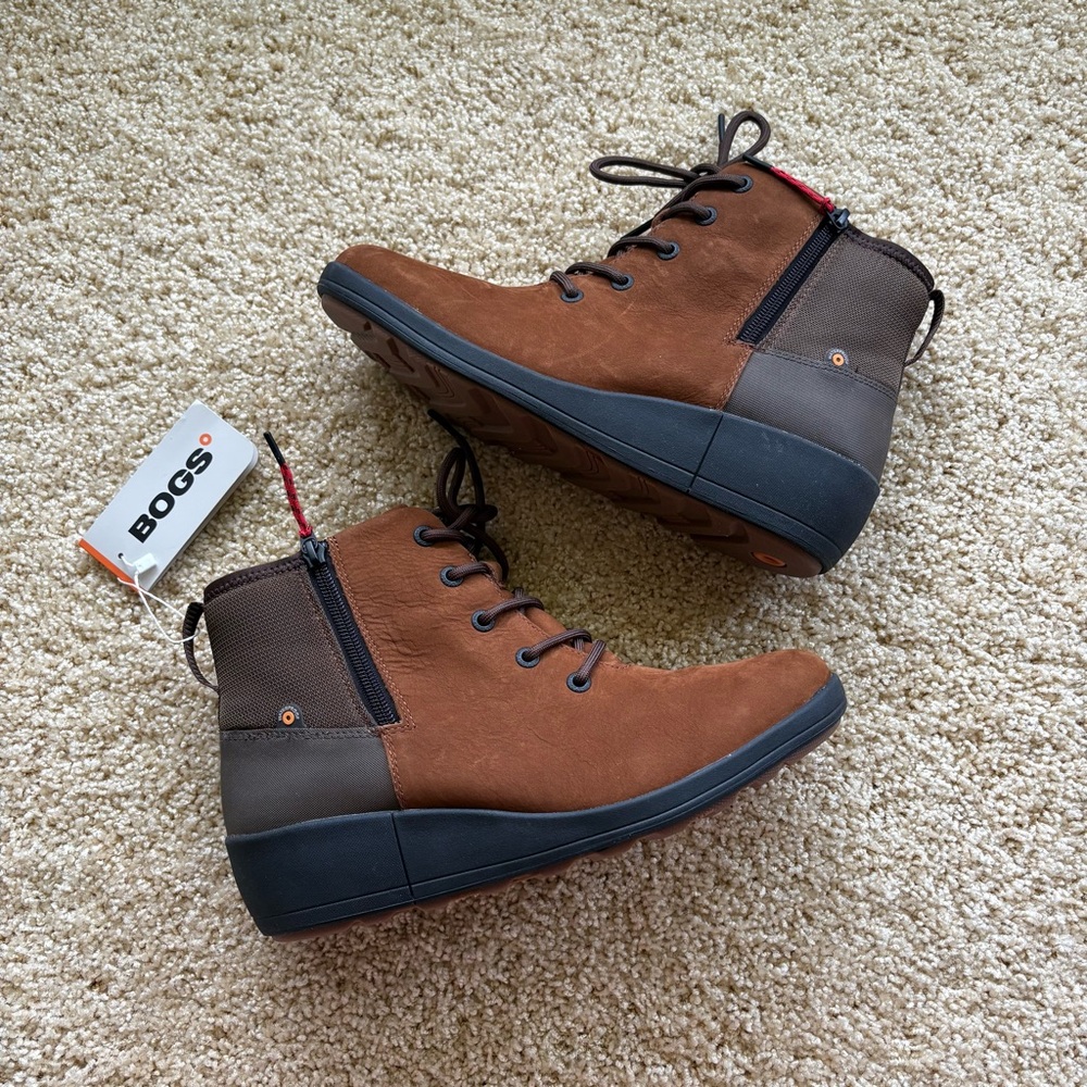 Bogs Women's Vista Rugged Lace‎ Waterproof Ankle Boots Size 11